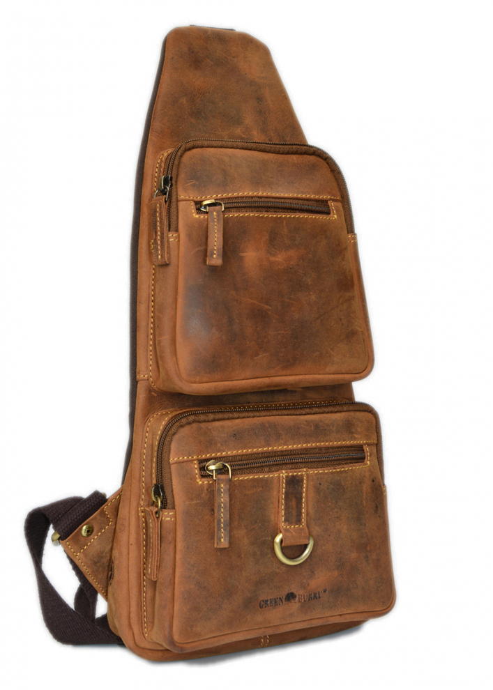 Vintage-Leder CrossOver BAG I Farbe braun